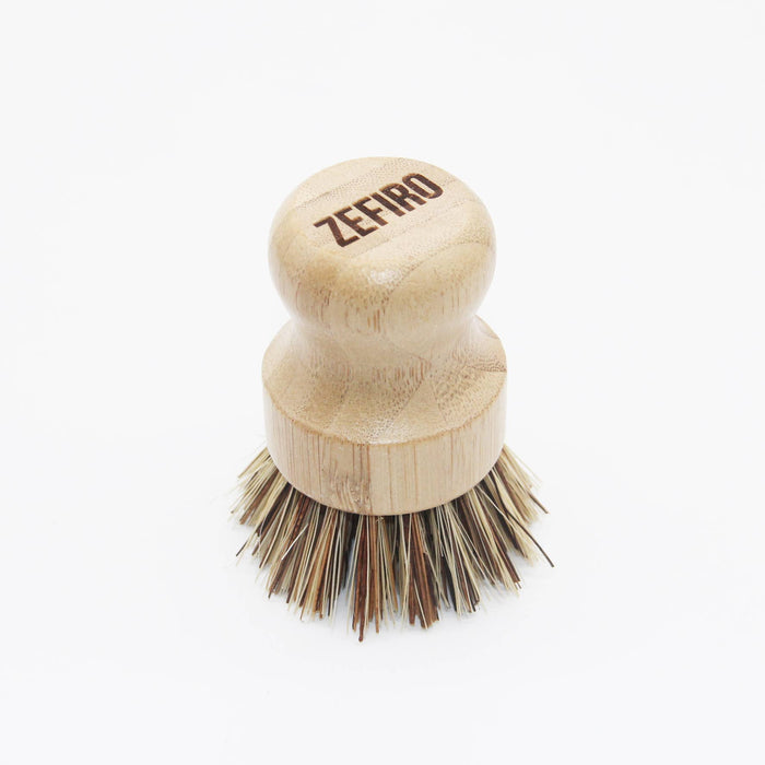 Bamboo Pot Scrubber – Palm Fiber or Soft Sisal
