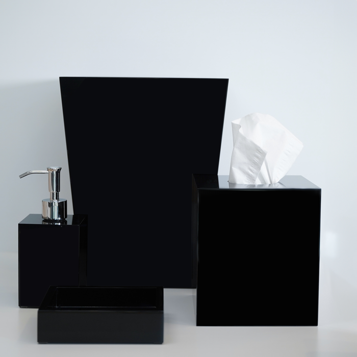 Black Ice Box Pump Dispenser - Silver
