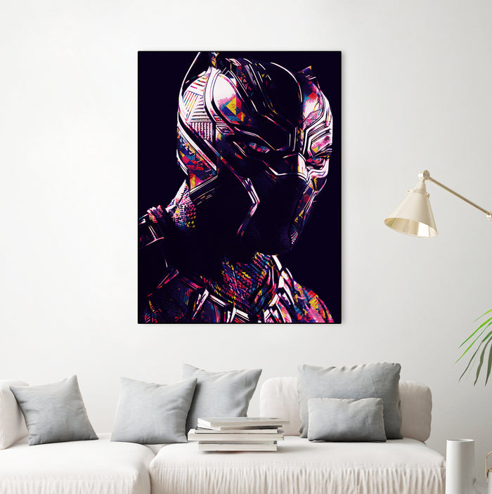 Black Panther by Sara Kamal on GIANT ART - black digital painting
