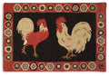 Chandler 4 Corners - Face Off 2'x3' Handcrafted Wool Area Rug
