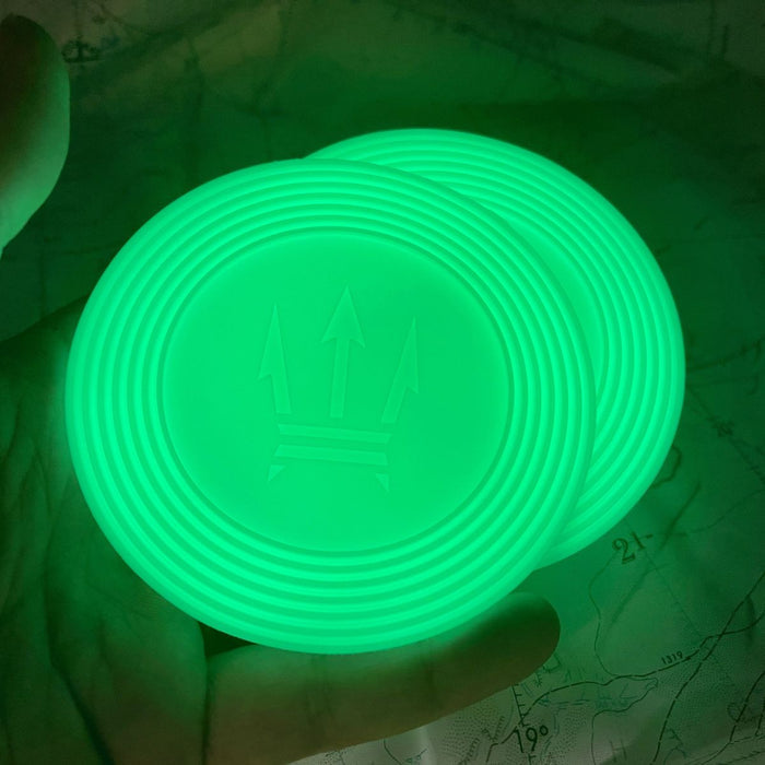 CountyComm - U - Cut Glow DIY Car Coaster Insert by Maratac® ( 2 Pack )