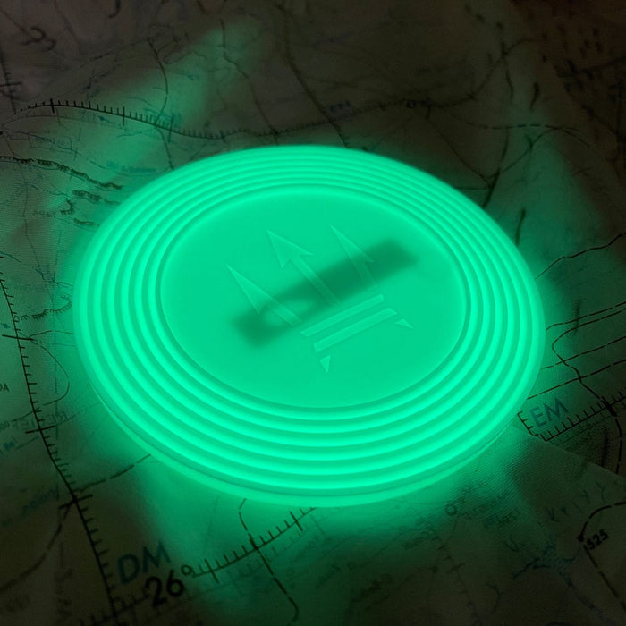 CountyComm - U - Cut Glow DIY Car Coaster Insert by Maratac® ( 2 Pack )