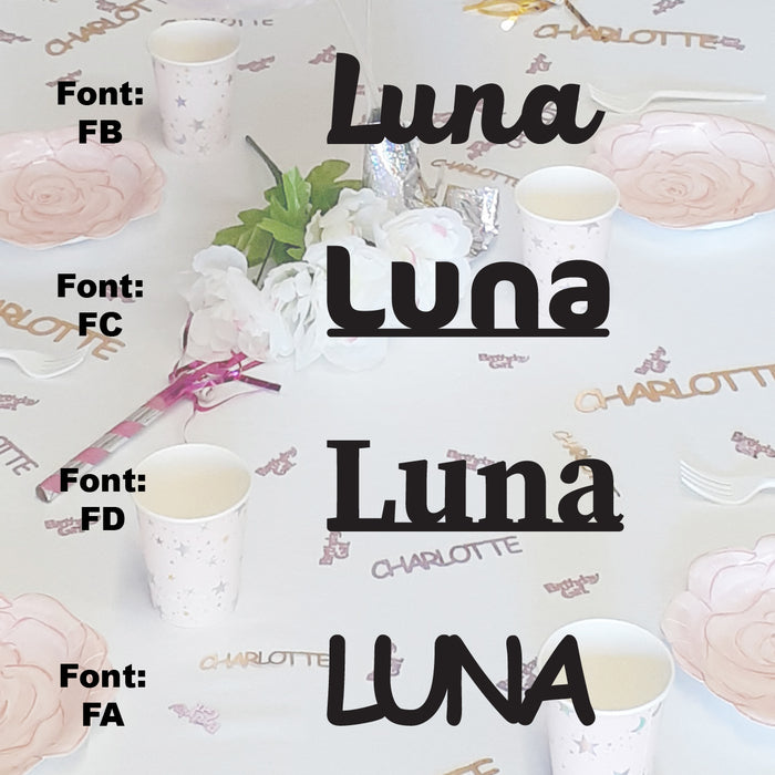 Custom-Fetti Girl - LUNA Black