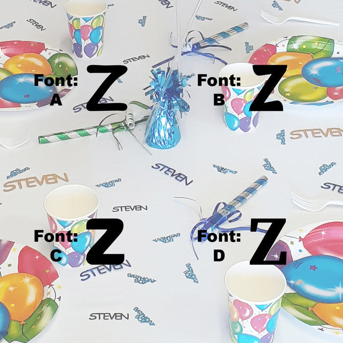 Custom-Fetti Letter - Z