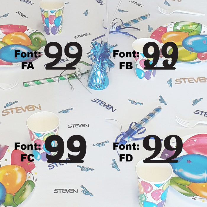 Custom-Fetti Number - 99