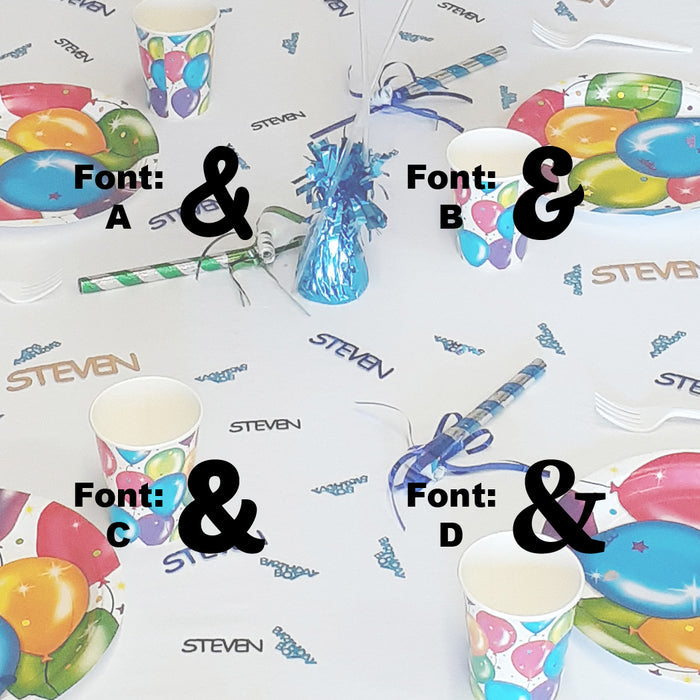 Custom-Fetti Symbol (Ampersand) - &