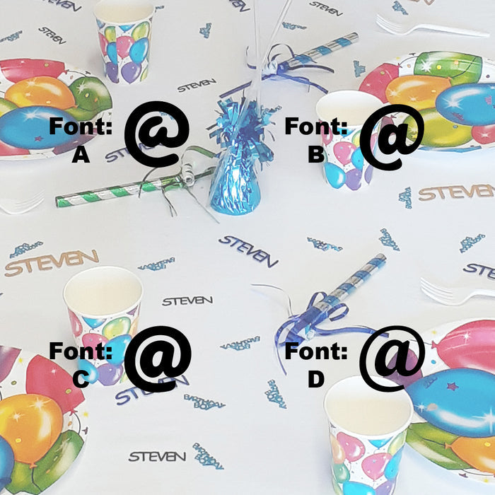 Custom-Fetti Symbol (at) - @