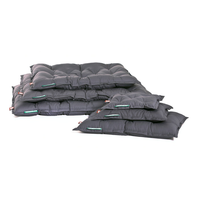 Doctor Bark orthopaedic Country dog cushion in grey, washable at 95°C