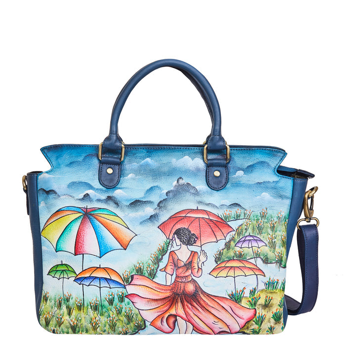Top Handle Satchel Crossbody Bag for Work, Daily Use & Travel
