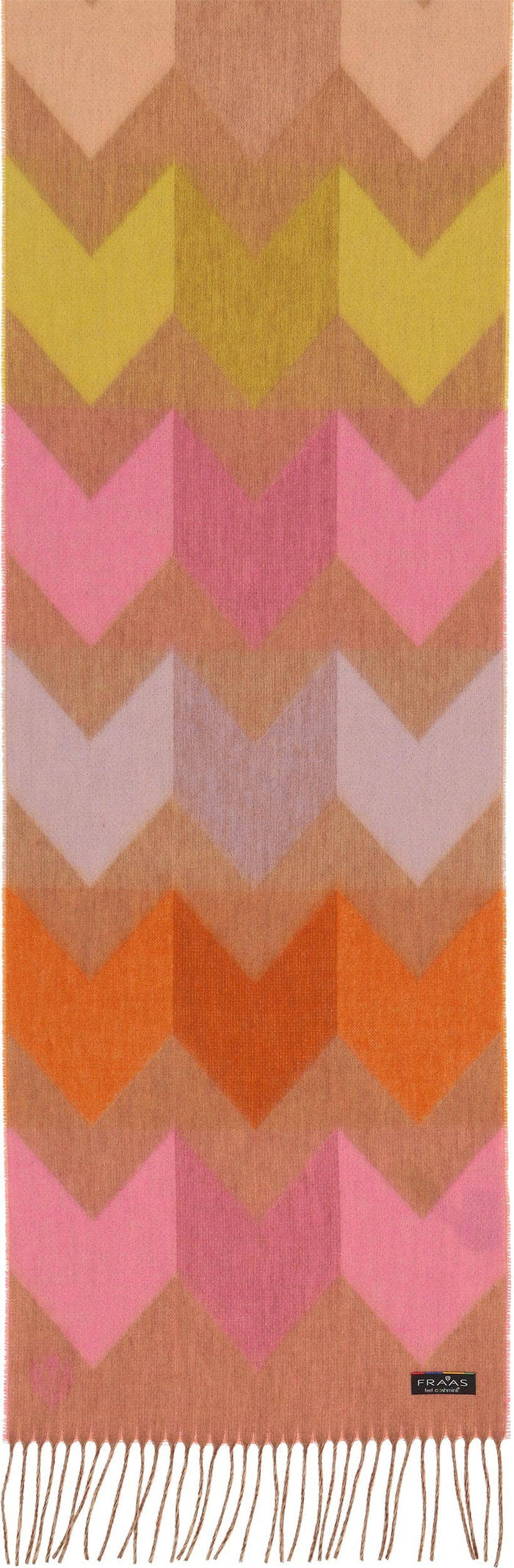 FRAAS - The Scarf Company - Chevron Zig Zag Eco: Dark Olive