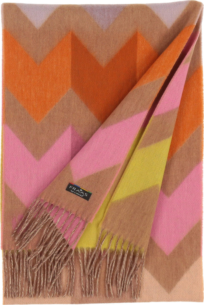 FRAAS - The Scarf Company - Chevron Zig Zag Eco: Grey