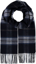 FRAAS - The Scarf Company - FRAAS Plaid Cashmink® Scarf: Navy