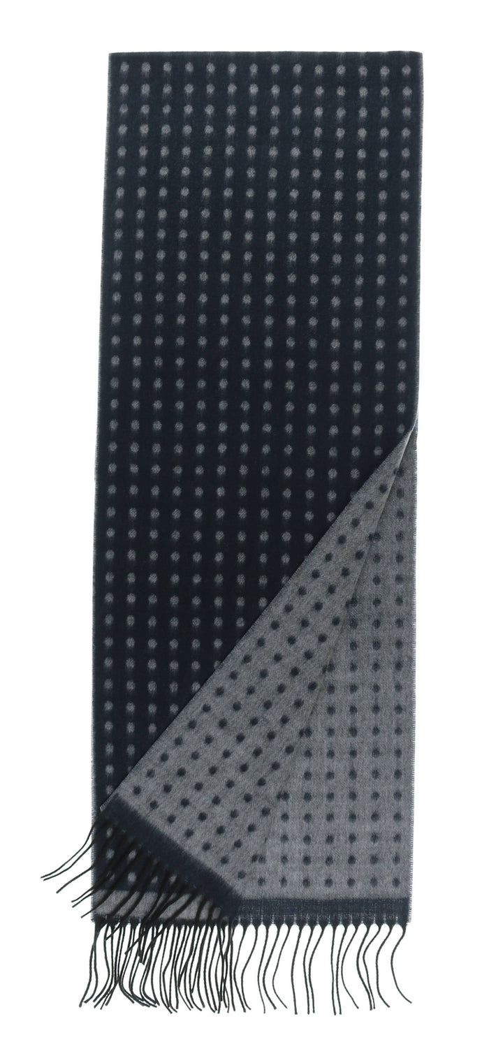 FRAAS - The Scarf Company - Mens Dot: Deep Blue