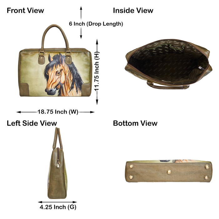Lady With Hat top handle business bag for office wear-infographic image