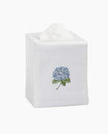 Hydrangea Hand Embroidered Tissue Box Cover Set