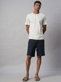 Men's 100% Cotton Regular Fit Shorts Marine Nav