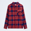 Men's Ashbrooke Overshirt - Hale Navy/Red Fury