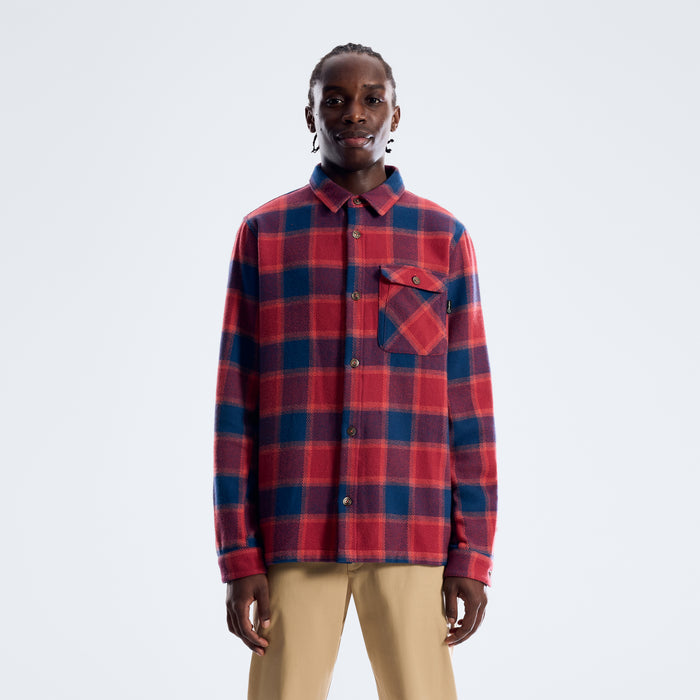 Men's Ashbrooke Overshirt - Hale Navy/Red Fury
