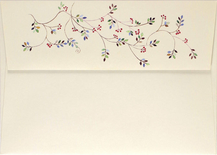 Peter Pauper Press - Watercolor Ornaments Small Holiday Boxed Cards