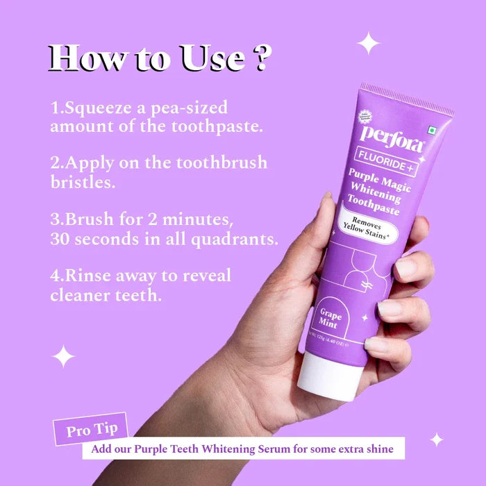 Purple Magic Whitening Toothpaste
