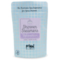 Package of Relaxation Shower Steamer | Primal Elements in light blue with lavender scent, promoting an aromatic spa experience for shower skincare and wellness.