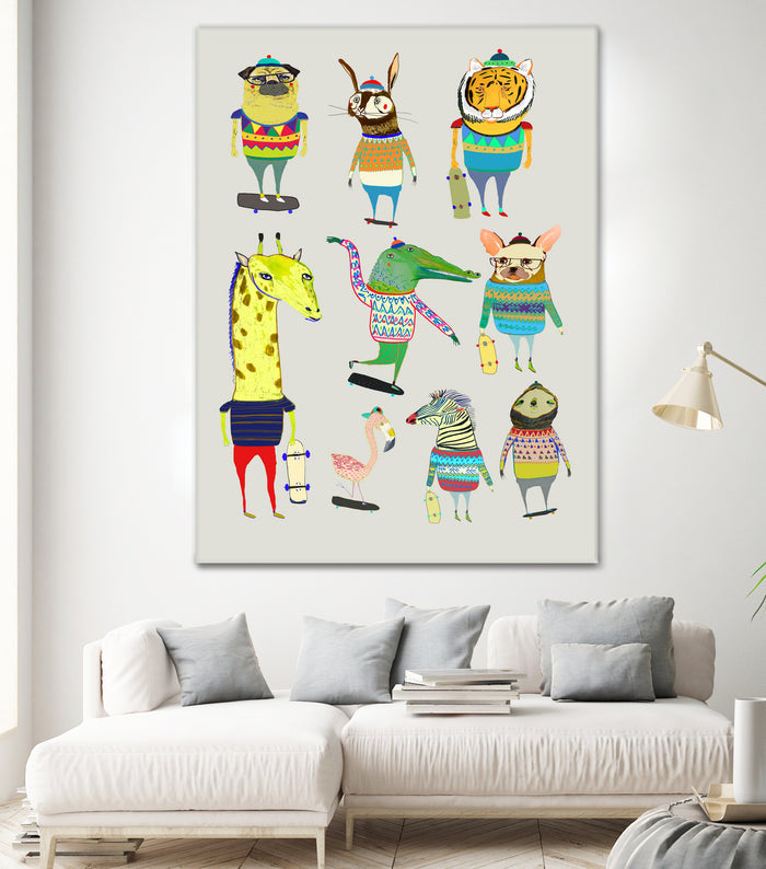 Skaters by Ashley Percival on GIANT ART - digital drawing