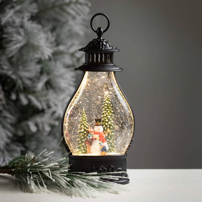 Sullivans Home Decor - LIGHTED SNOWMAN LANTERN