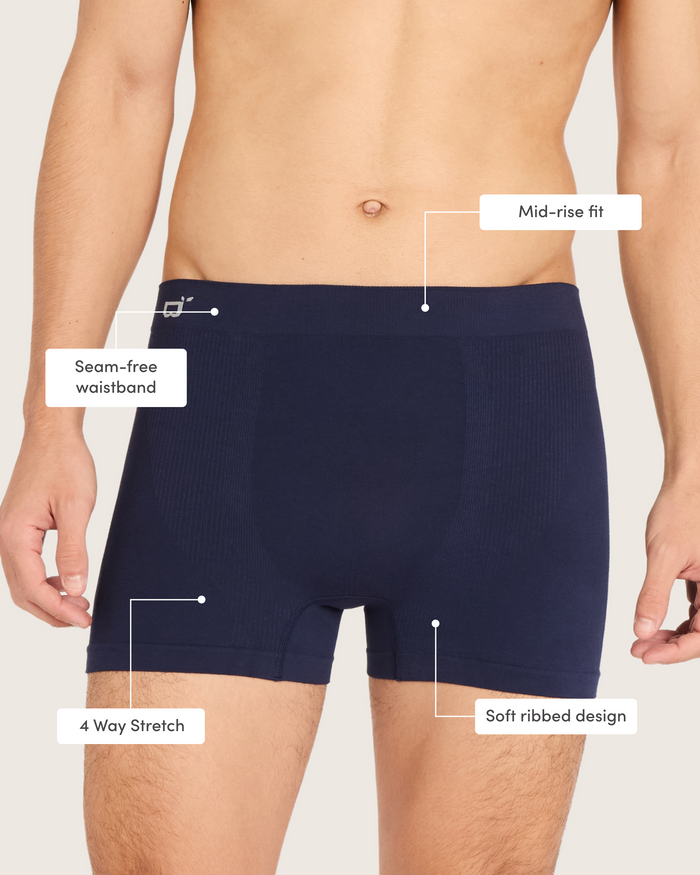 The Seamfree Socks & Jocks Pack - Navy/White