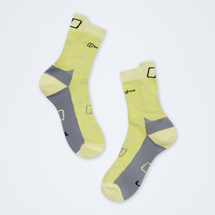 Unisex Trail Sock - Yellow