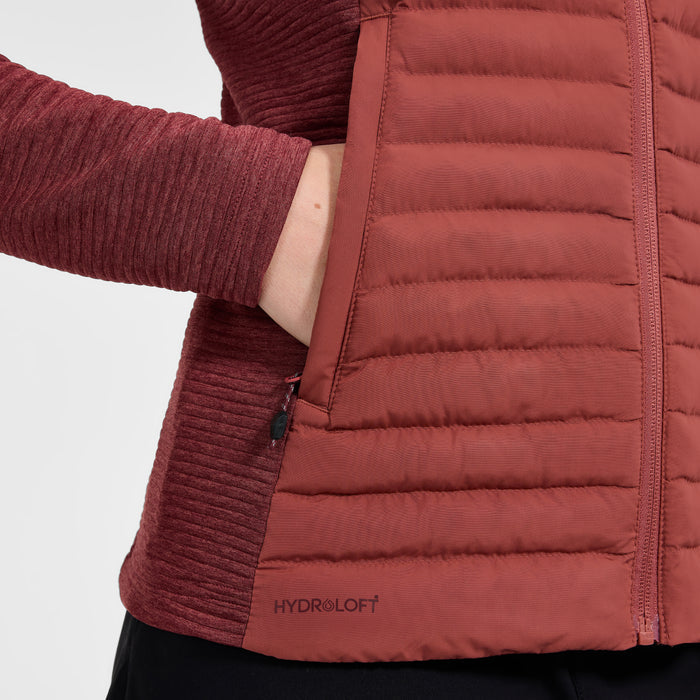 Women's Nula Hybrid Synthetic Insulated Jacket - Red